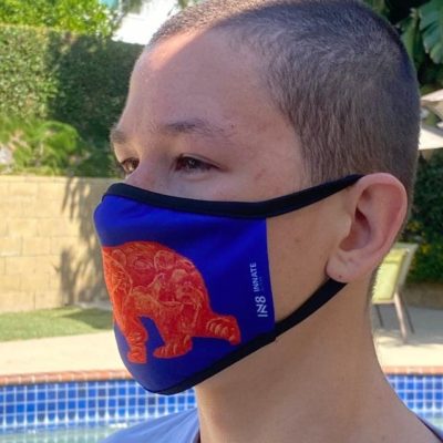 Cali bear face mask