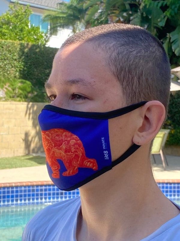 Cali bear face mask