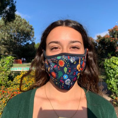 Floral face mask
