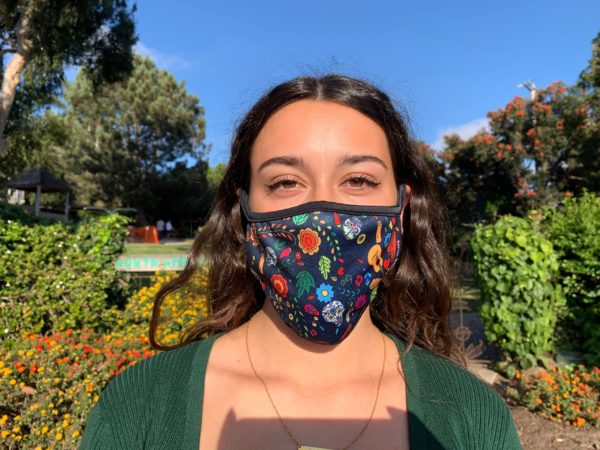 Floral face mask