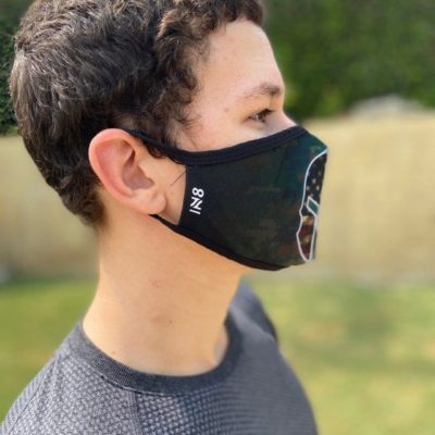 Spartan Green face mask