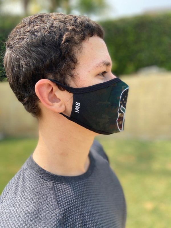 Spartan Green face mask