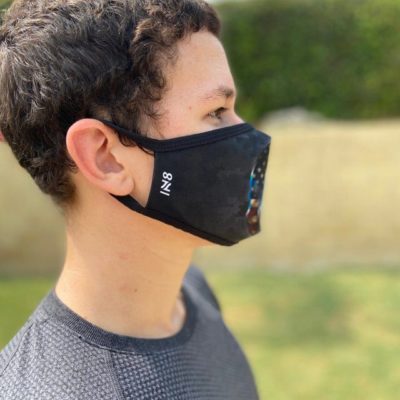 Spartan Grey face mask