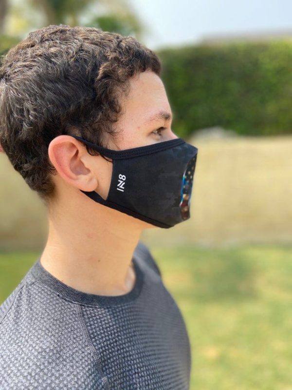 Spartan Grey face mask
