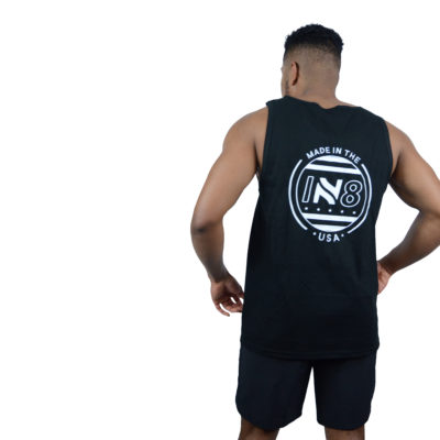 IN8 Emblem Black Tank Top | IN8 Active
