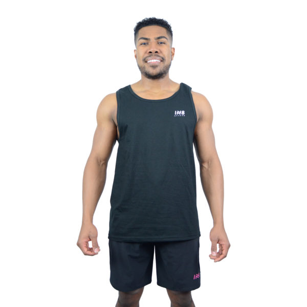 IN8 Emblem Black Tank Top | IN8 Active