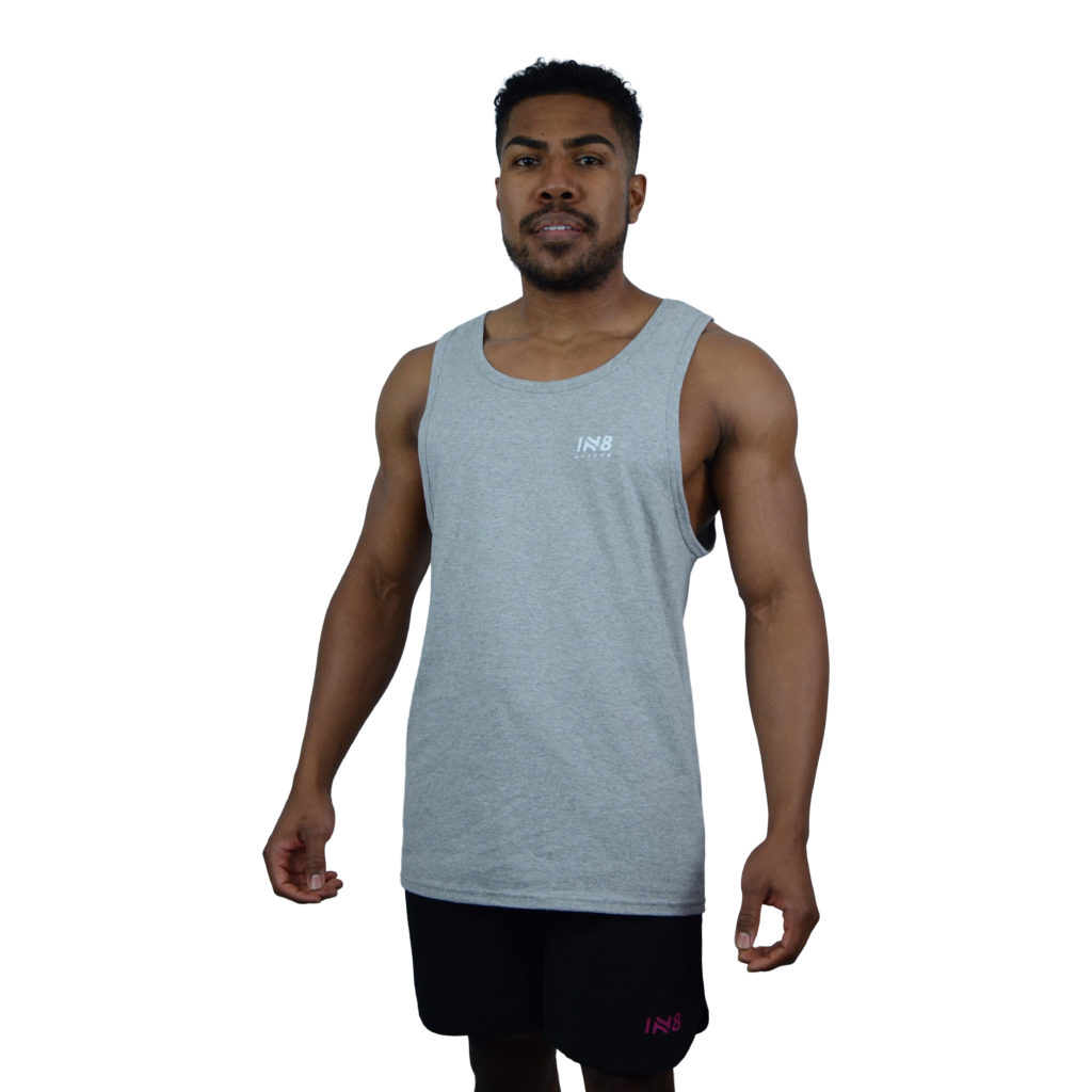 IN8 Emblem Grey Tank Top | IN8 Active