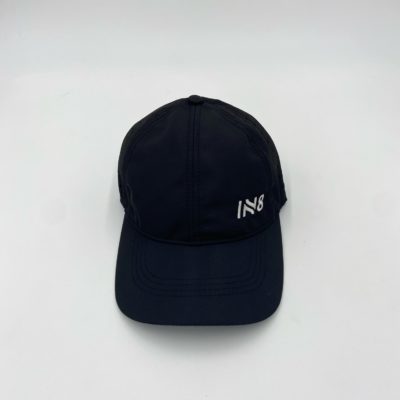 Lite Series Black Perforated Running Cap | IN8 Active