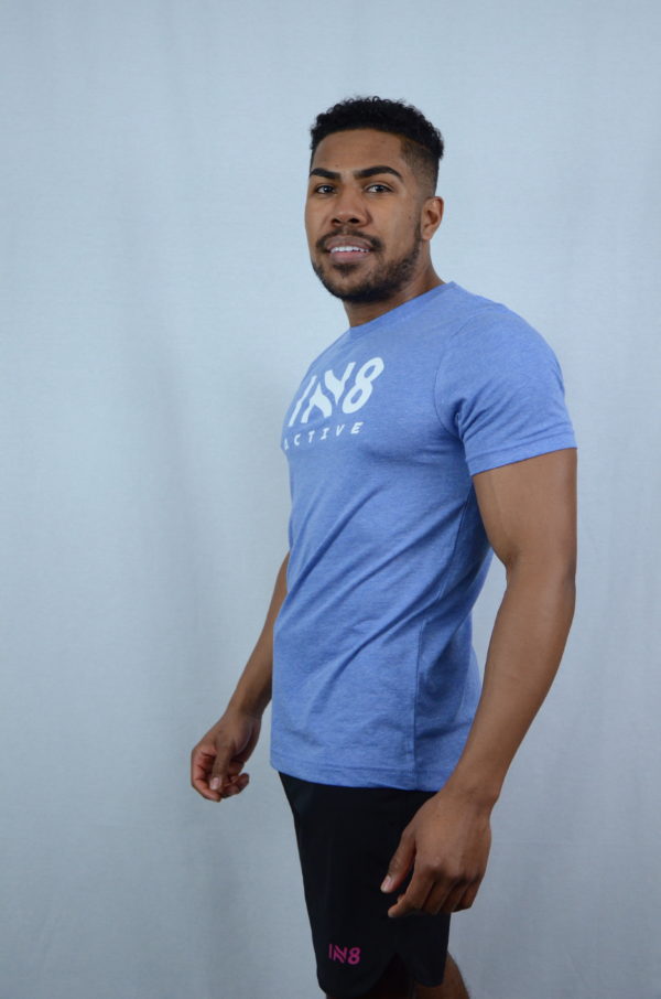 Men's IN8 Blue Short Sleeve Tee